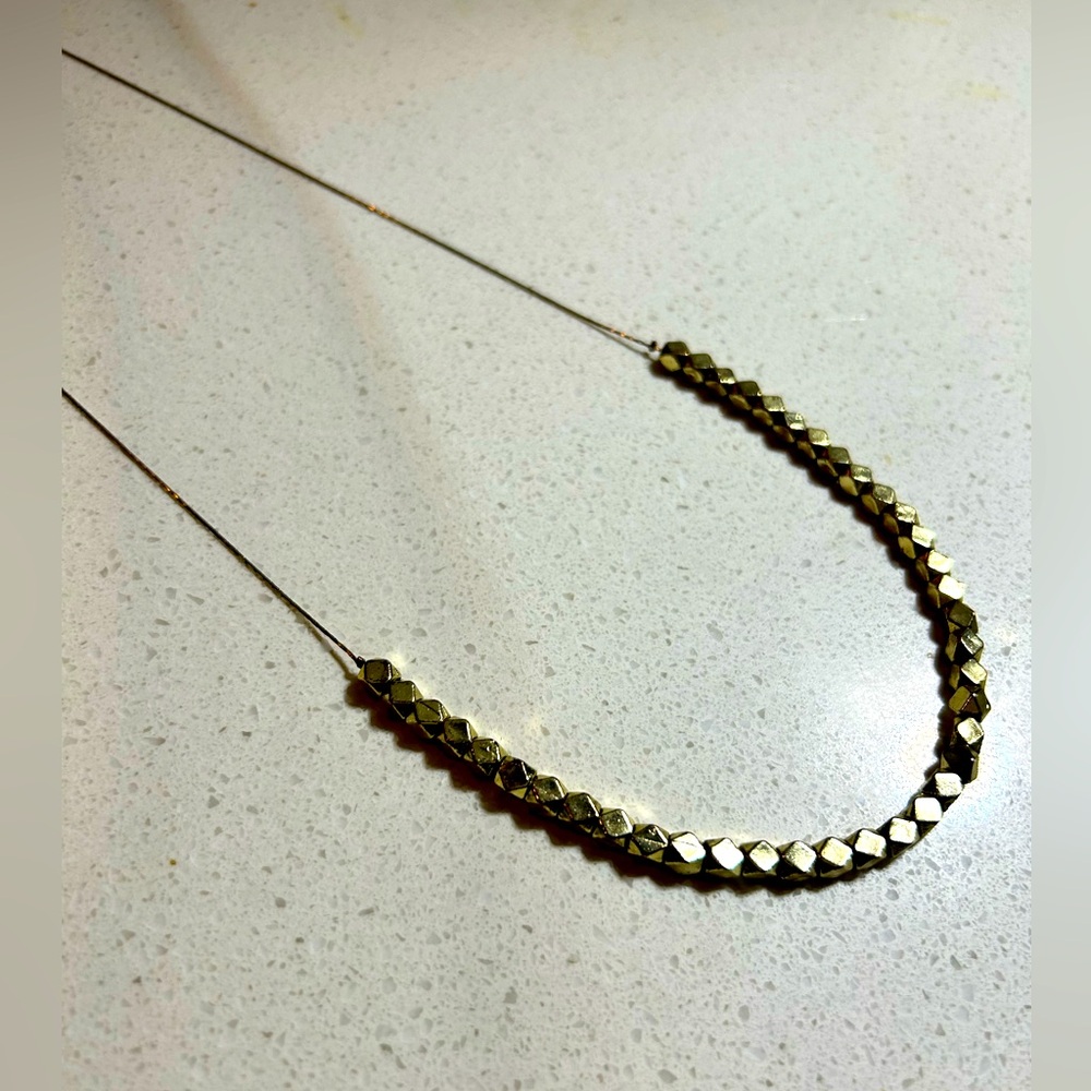 Gold Beaded Necklace